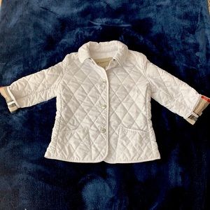 Burberry white jacket